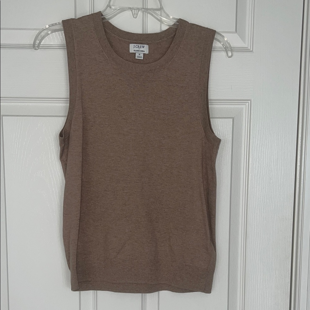 J. Crew Women's Tan Muscle Tee